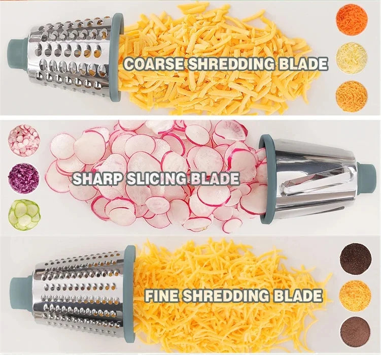 RotaryGrate™ 3-in-1 Cheese & Vegetable Slicer