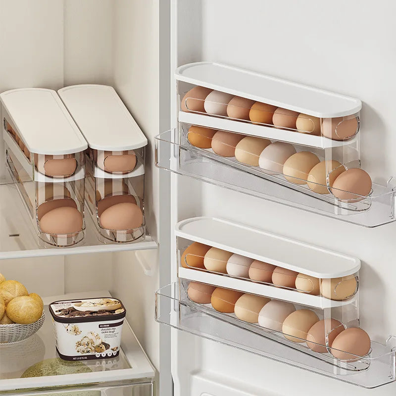 EggNest™ Compact Rolling Egg Rack (Holds 14 Eggs)
