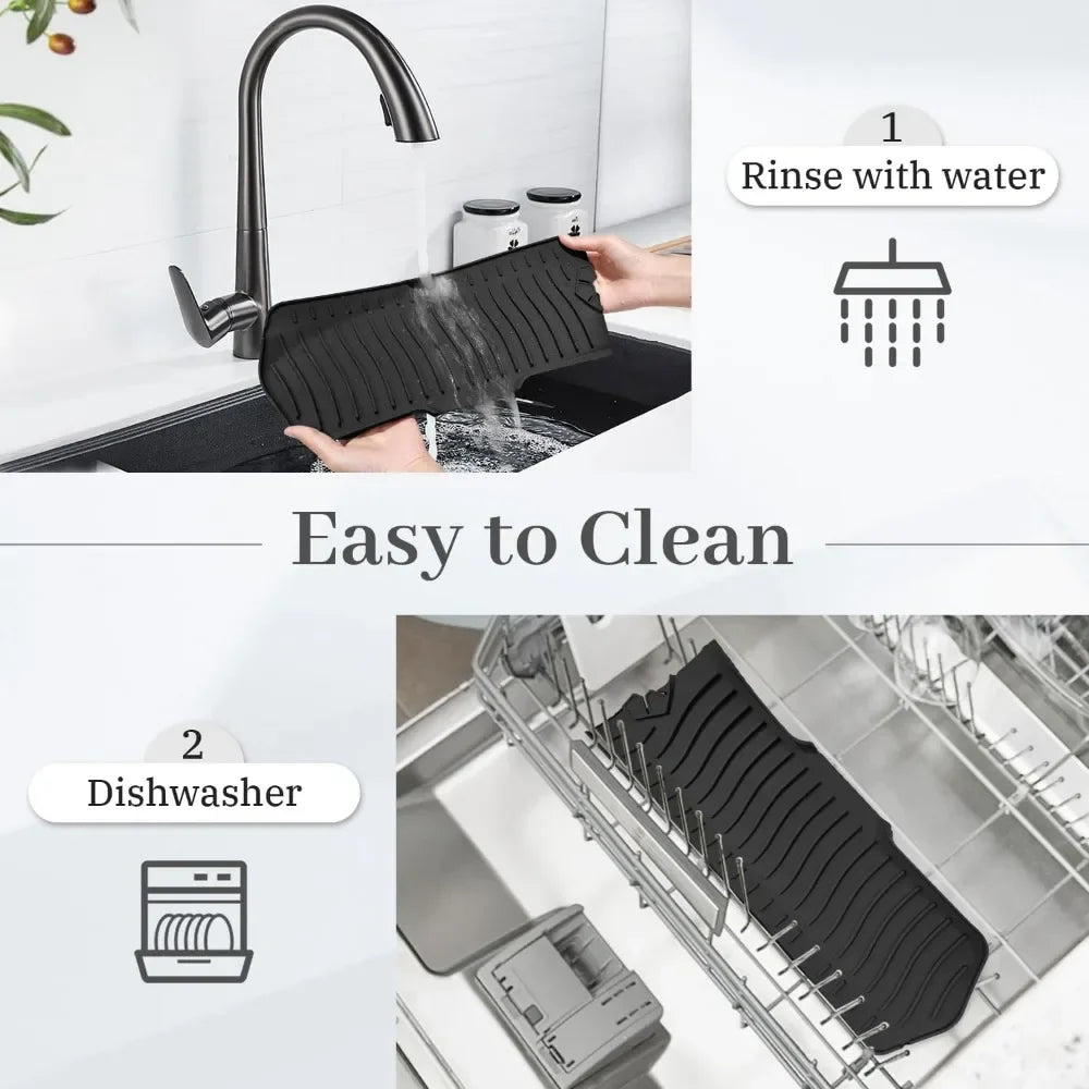 DryDock™ Faucet Drain & Organizer Mat