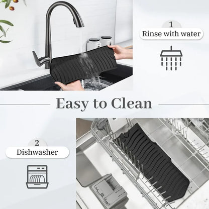 DryDock™ Faucet Drain & Organizer Mat