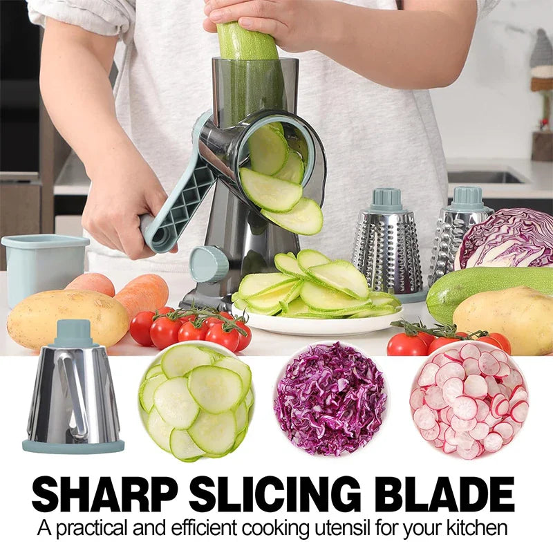 RotaryGrate™ 3-in-1 Cheese & Vegetable Slicer