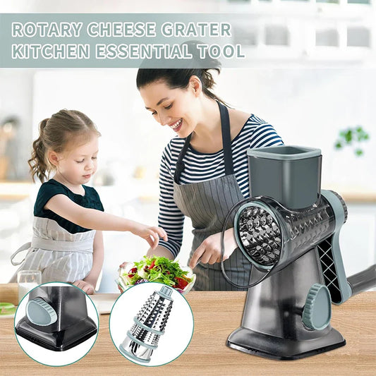 RotaryGrate™ 3-in-1 Cheese & Vegetable Slicer