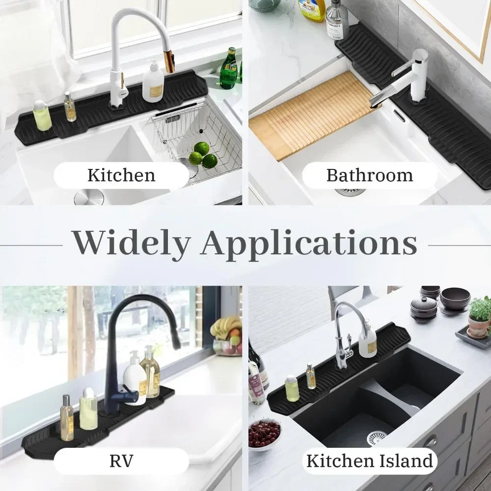 DryDock™ Faucet Drain & Organizer Mat
