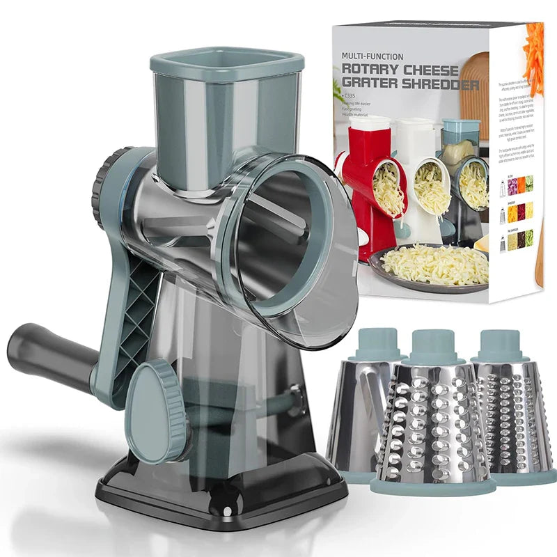 RotaryGrate™ 3-in-1 Cheese & Vegetable Slicer
