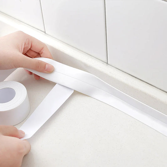SealBright™ Waterproof Bathroom Sealing Tape (PVC Anti-Mold Strip)