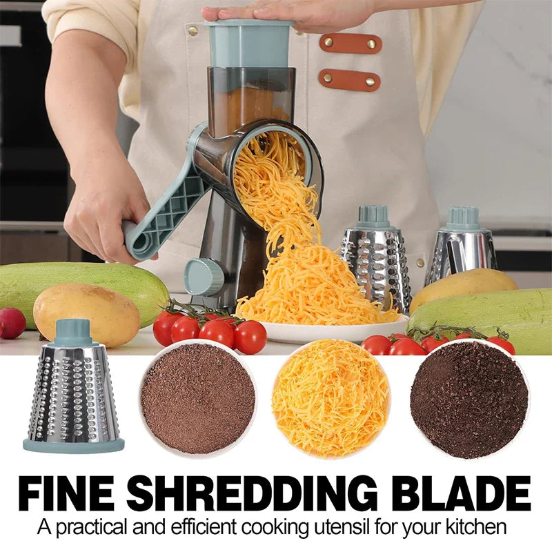 RotaryGrate™ 3-in-1 Cheese & Vegetable Slicer